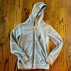 Aviator Nation Kids Bolt Print zip up